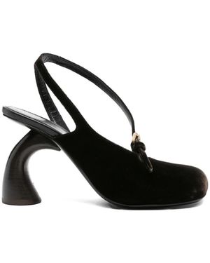 Dries Van Noten Schoenen ,Bruin ,Leer Pumps - Zwart