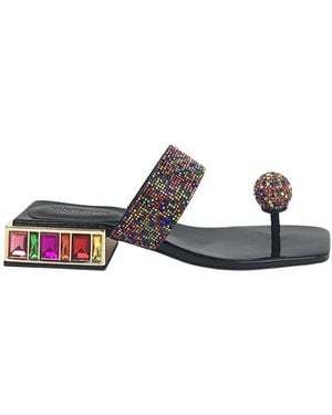 Jeffrey Campbell Heeled Mules - Multicolore