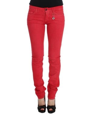 CoSTUME NATIONAL Slim Fit Jeans - Red