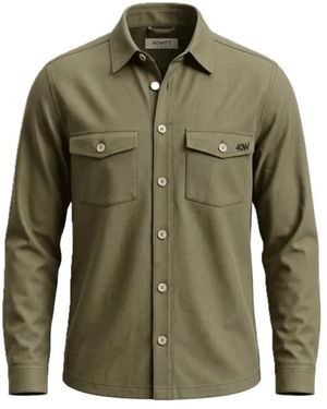 40weft Overhemden ,Groen ,Casual Overhemden