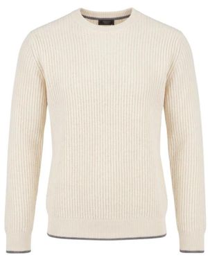 Peserico Round-Neck Knitwear - White