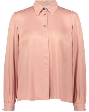 Cartoon Satinbluse - Pink