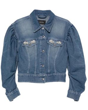 Simone Rocha Denim Shirt - Blauw
