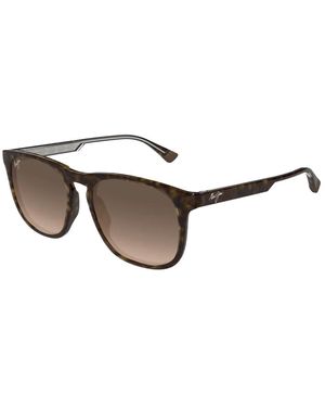 Maui Jim Polarisierte Sonnenbrille Mit Havannarahmen - Braun