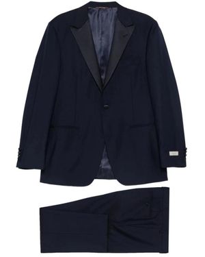 Canali Single Breasted Suits - Blue