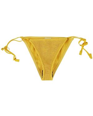 Burberry Bikini Broekje Met Strikbandjes Aan De Zijkant - Geel