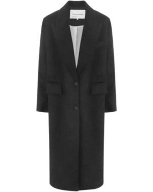 Margaux Lonnberg Cappotto lungo in misto lana nero