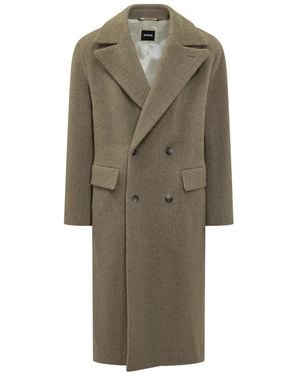 BOSS Double-Breasted Coats - Natural