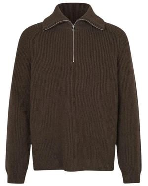Samsøe & Samsøe Truien & Vesten ,Bruin ,Wol Sarick Turtleneck