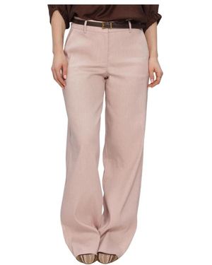 Fiveunits Broeken ,Roze ,Polyester Denafv 769 Wide Broeken
