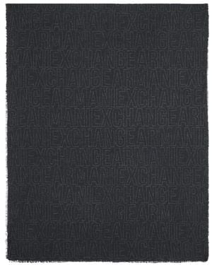 ARMANI EXCHANGE Winter Scarves - Black