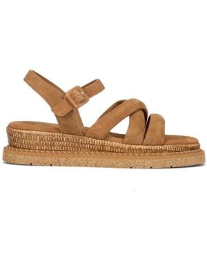 Luca Grossi Wedges - Brown