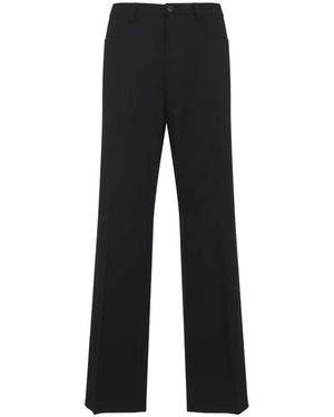 Balenciaga Straight Trousers - Black