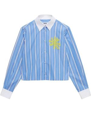 MSGM Shirts - Azul