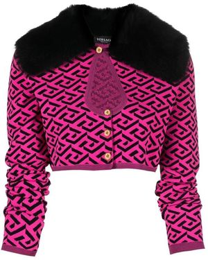 Versace Cardigans - Purple
