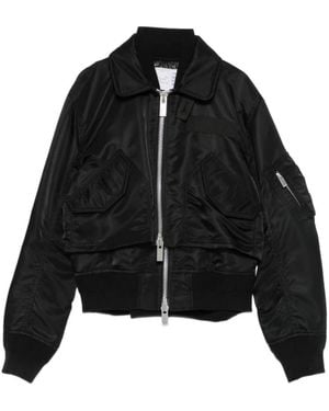 Sacai Bomber Jackets - Nero