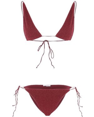 Oséree Bordeauxrode Driehoekige Bikini - Rood