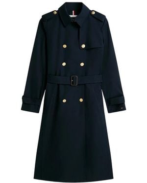 Tommy Hilfiger Trench Coats - Black