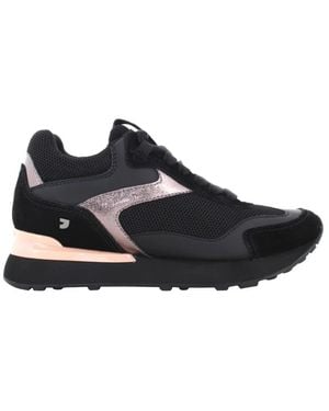 Gioseppo Schoenen ,Zwart ,Leer Lage Sleehak Sneaker Harkany Schoenen