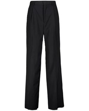 Tagliatore P-Ebony Wide Hosen - Schwarz