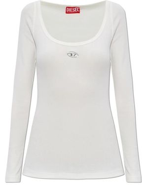 DIESEL Long Sleeve Tops - White