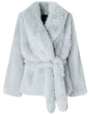Pinko Faux Fur & Shearling Jackets - Azul