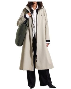 Stutterheim Mosebacke Long Lightweight Zip - Natur