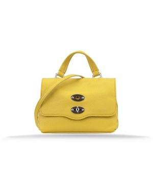 Zanellato Borsa a tracolla in pelle da girello - Giallo
