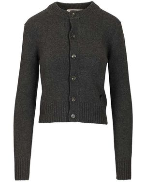 Ami Paris Cashmere Knitwear - Negro