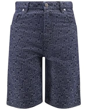 Fendi Denim Shorts - Blue