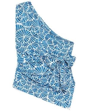Maliparmi Sleeveless Tops - Blue