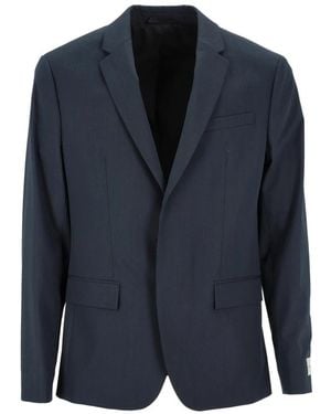 Calvin Klein Reise Twill Slim Blazer - Blau
