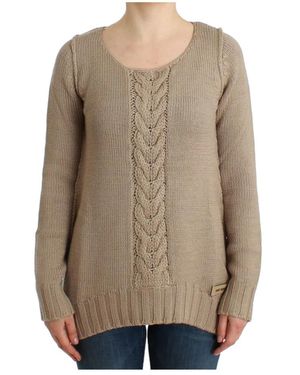 Roberto Cavalli Round-Neck Knitwear - Brown