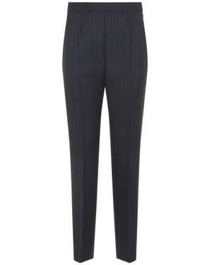 Jil Sander Cropped Trousers - Blue