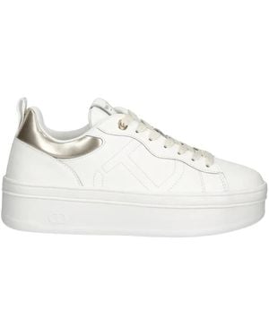 Twinset 252Tcp024 Schnür-Plateau-Sneaker - Weiß