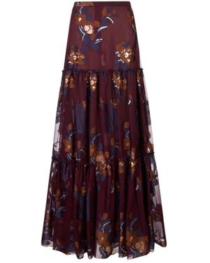 Etro Lange Rok - Paars