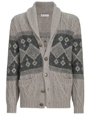 Brunello Cucinelli Cardigans - Gris