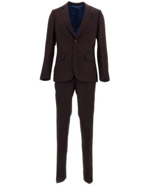 Paul Smith Single Breasted Suits - Black