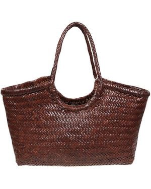 Dragon Diffusion Tassen ,Bruin ,Leer Japan Tote Bag - Rood