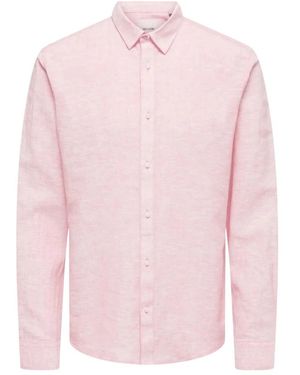 Only & Sons Formal Shirts - Pink