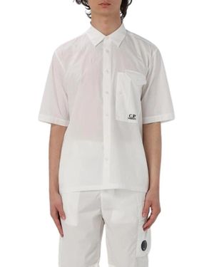 C.P. Company Short Sleeve Shirts - Grey