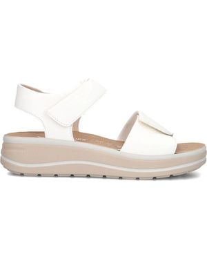 Hartjes Weiße Flache Sandalen Für Damen