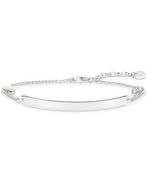 Thomas Sabo Bracciale love bridge in diamanti - Bianco