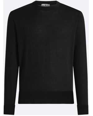 PT Torino Round-Neck Knitwear - Black