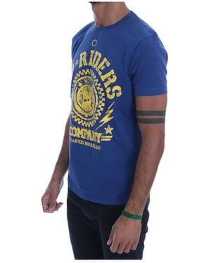 Frankie Morello T-Shirts - Blauw