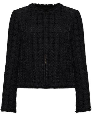 Kate Spade Tweed-Blazer - Schwarz