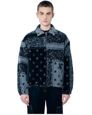 Nomarythm Textile Fleece Deken Jas - Blauw