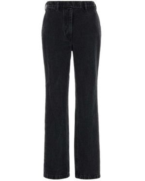 Rier Jeans ,Zwart ,Katoen Straight Jeans