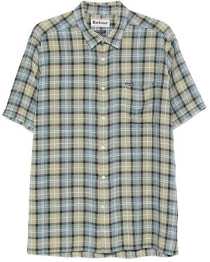 Barbour Short Sleeve Shirts - Green