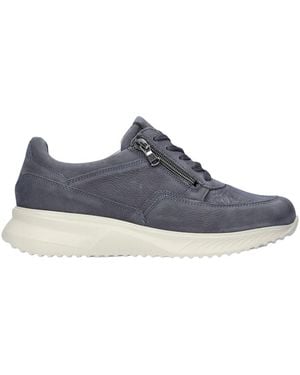 Waldläufer Schoenen ,Blauw ,Leer K-Janka